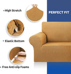 Stretch Couch Covers for Sofa, 3 Cushion Couch Slipcover, Elastic Bottom for - Image 6