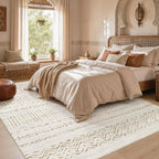 cotiled Boho 5x7 Area Rugs for Living Room: Soft Moroccan Washable Rug | Solve - Image 6