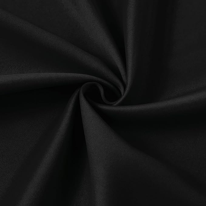 Black Blackout Curtains 132 Inches Long - Image 7