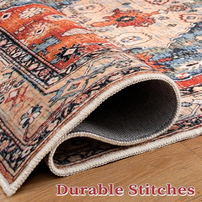 SERISSA 3x4 Washable Non Slip Boho Area Rug - Image 7