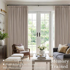 60 Inch Extra Wide 100% Blackout 108 Inch Curtains 1 Panel, Burlywood Birch | - Image 4