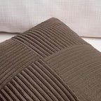 Fancy Homi 2 Packs Dark Brown Samll Decorative Throw Pillow Covers 14x14 Inch - Image 3