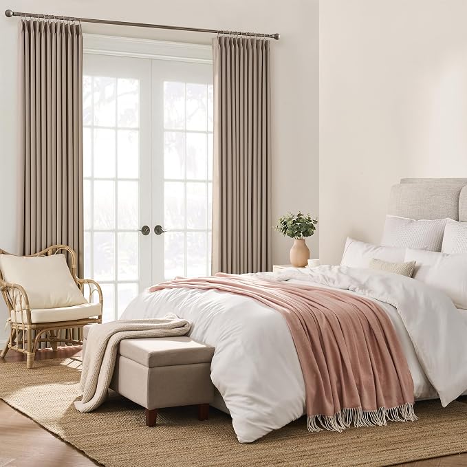 Pinch Pleated Curtains 108 Inch Long 9 FT Tall Curtains - Image 4