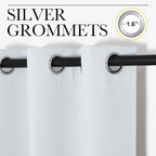NICETOWN Bedroom Blackout Curtains Panels, 1 Pair, 55 inches by 92 Inch - Image 2
