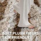 Area Rugs for Living Room, 6x9 Feet Soft Fluffy Shagg Plush Rug High Pile Large - Image 4