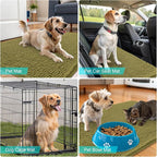 OLANLY Dog Door Mat for Muddy Paws 30x20, Super Absorbent Chenille Mud Mat | - Image 7