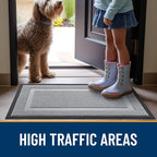 OLANLY Front Door Mat Outside 33x21, All-Season Heavy-Duty Rubber Doormat | - Image 6