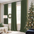 Christmas Green Blackout Curtains - Image 2