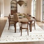 cotiled Boho 7x10 Area Rug for Living Room: Large Moroccan Washable Rug | Solve - Image 7
