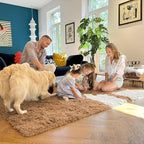 OLANLY 2x3 Machine Washable Small Bedside Rug, Soft Fluffy Shaggy Entryway - Image 6