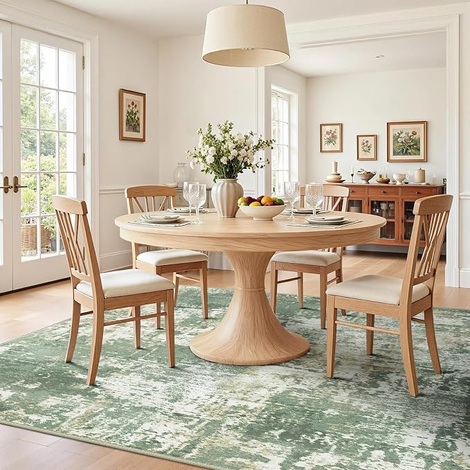 RELEANY Washable 7'x9' Abstract Area Rug - Image 2
