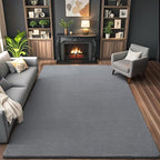 4x6 Area Rugs for Living Room Non Slip Dorm Bedroom Rug, Minimalist Washable - Image 2