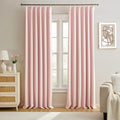 Pinch Pleated Curtains 108 Inches Long, Energy Saving Window Treatment Privacy by KEQIAOSUOCAI