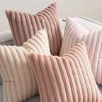 MIULEE Faux Fur Plush Decorative Throw Pillow Covers 16x16, Soft Cute Romantic - Image 5