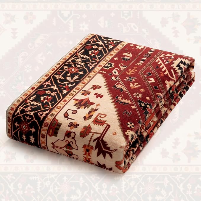 SERISSA 5x7 Washable Non Slip Boho Area Rug - Image 7