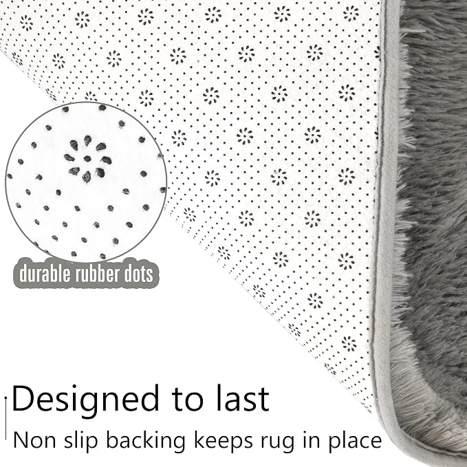 LOCHAS 2x8 Runner Rugs for Hallway, Fluffy Area Rugs for Bedroom - Image 5