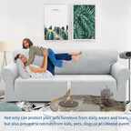 ZNSAYOTX 1 Piece Jacquard Chair Slipcovers - Image 2
