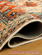 SERISSA 2'6"x10' Washable Non Slip Boho Runner Rug - Image 7