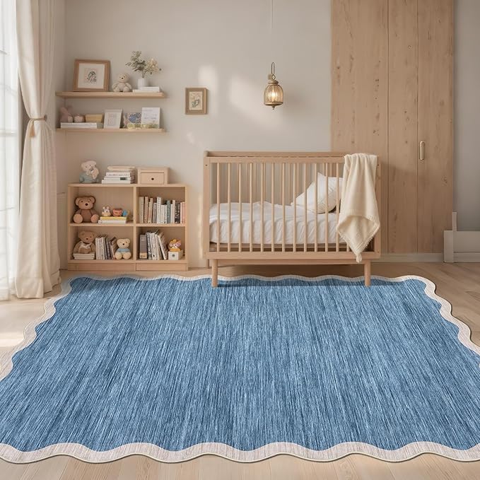 GarveeHome Scalloped Large 10x13 Area Rug - Image 2