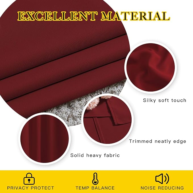NICETOWN Blackout Draperies Curtain Panels - Image 4