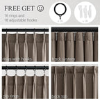 Pinch Pleated 92 Inch Curtains 2 Panels - Image 3