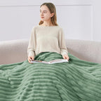 BEDELITE Ribbed Fleece Throw Blanket - Image 6