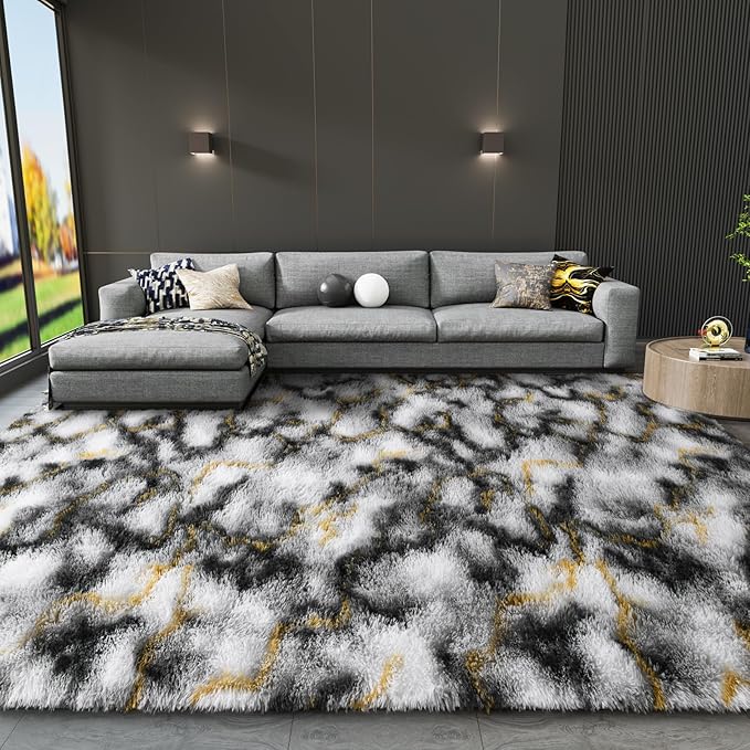 LOCHAS 5x8 Area Rugs Fluffy Living Room Carpets - Image 7