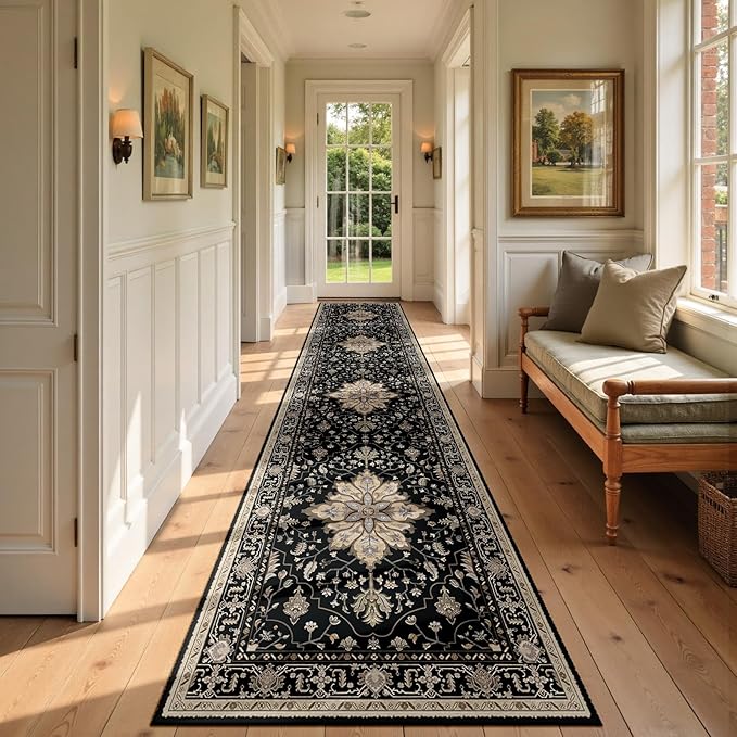 RELEANY Washable Area Rug, Runner 2'x9', Water Repellent, Pet Friendly by RELEANY