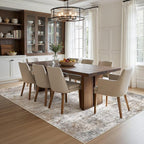 UERMEI 11x14 Area Rug Living Room Rugs Extra Large Brown Grey Carpet | Washable - Image 4