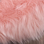 Latepis Pink Runner Faux Sheepskin Fur Rugs 2X5 Fluffy Rug - Image 6