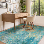 RELEANY Washable 6'x9' Abstract Area Rug - Image 4