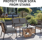 8PCS Patio Cushion Covers.Patio Furniture Couch SeatSlipcovers | Washable - Image 4