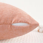 CaliTime Decorative Couch Throw Pillow Covers 26 X 16 Inches Dusty Pink | Pack - Image 3
