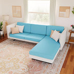 Waterproof Sectional Sofa Cushion Covers, L Shape Couch Slipcovers | L Shape - Image 2