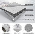 2x8 Washable Runner Rug for Family: Easy-to-Clean Runners for Hallway Entryway - Image 7