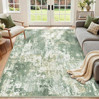 RELEANY Washable 7'x9' Abstract Area Rug by RELEANY