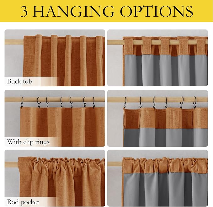 NICETOWN 100% Blackout Curtains - Image 2