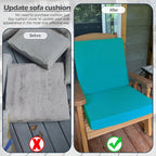 Sqodok Outdoor Cushion Covers 18x18 inch, Wicker Chair - Image 8
