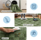 GarveeHome 2.5x8 Checkered Kitchen Runner Rug - Image 6