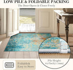 RELEANY Washable Round 8ft Area Rug - Image 5