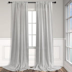 Light Grey Curtains 96 Inches Long - Image 8