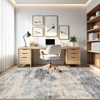 LOONGRUG 6x8 Area Rug Washable Neutral Modern Living Room Rugs Grey Brown | - Image 8