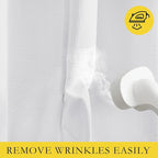 NICETOWN Back Tab 100% Blackout Linen Curtains - Image 8