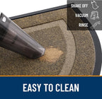 OLANLY Half Circle Front Door Mat Outside 47x32 All-Season Rubber Doormat | - Image 6