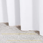 NICETOWN White Short Window Curtains - Image 6