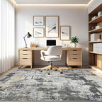 LOONGRUG 7x10 Area Rug Washable Large Neutral Modern Living Room Rugs | - Image 8