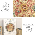 Lahome Moroccan Washable Small Area Rug, 3x5 Rug - Image 3