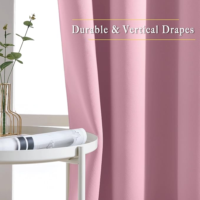 NICETOWN Sliding Door Curtain 108 Inches Long - Image 6