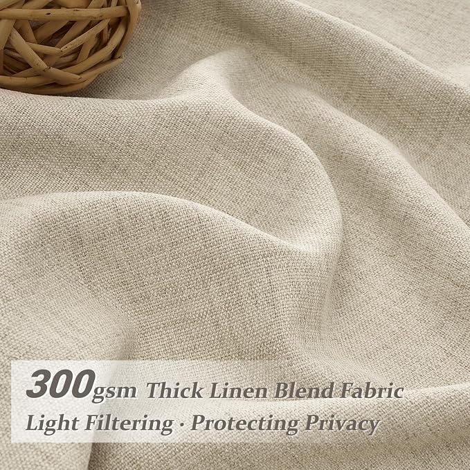 Taupe Pinch Pleated Sheer Curtains 92 Inch Curtains 2 Panels Set - Image 3