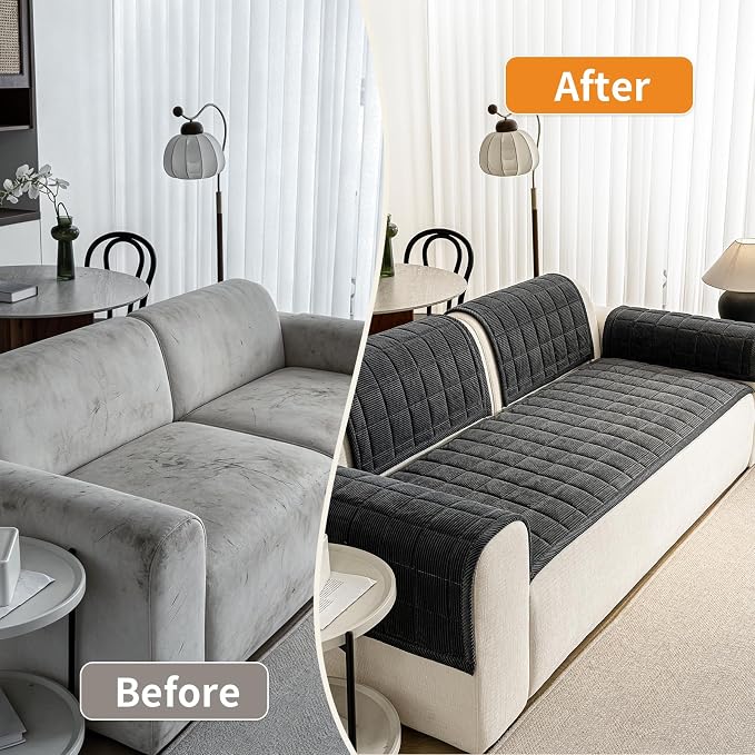 Couch Covers for Dogs Washable, Non Slip Couch Covers for Loveseat Sofa Pet - Image 6